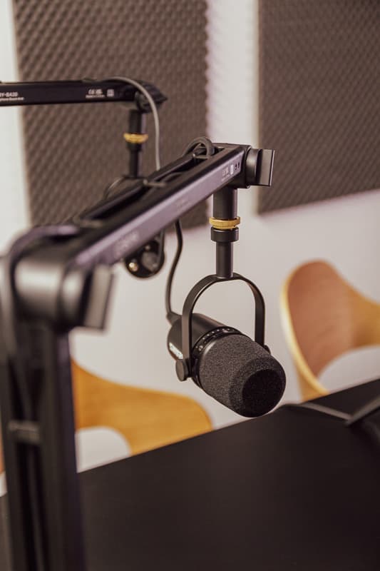 Podcastové štúdio ONRECORD — záber 1