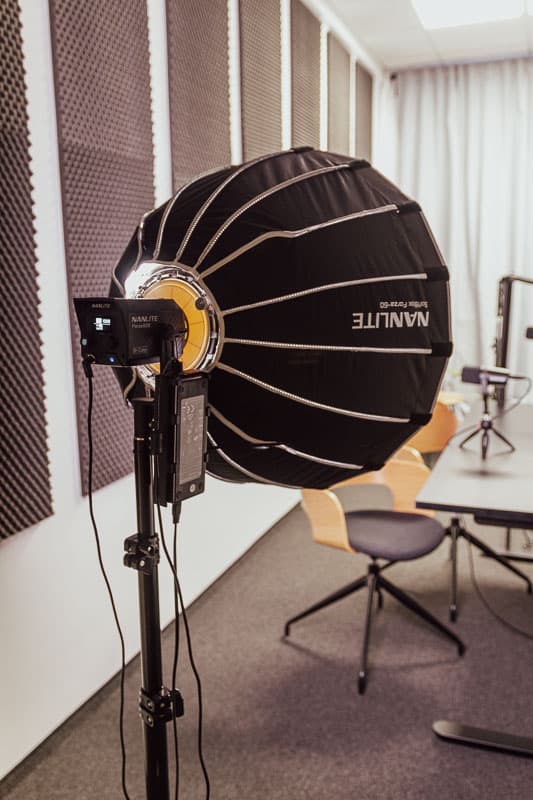 Podcastové štúdio ONRECORD — záber 3
